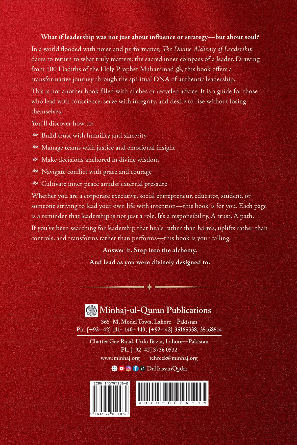 The Divine Alchemy of Leadership [Transforming Souls, Shaping Legacies]